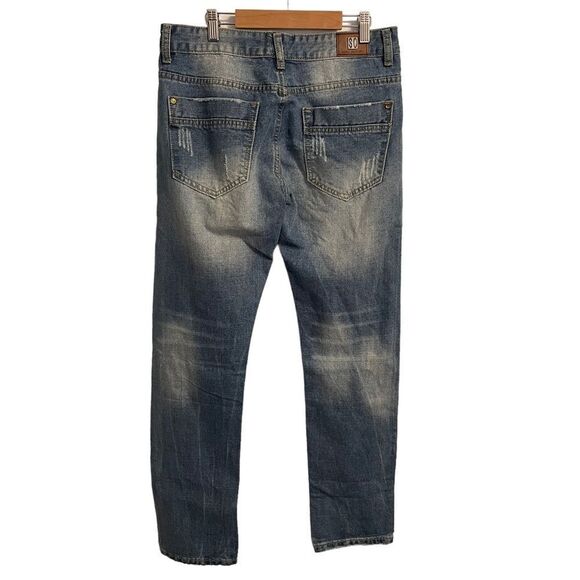SoSoo Jeans 1971 Vintage Y2K Ripped Distressed Straight Jeans Size 29 - Picture 5 of 7